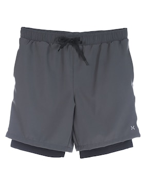 Short Con Malla X10 Para Entrenamiento Niño