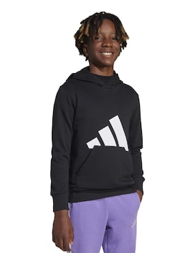 Sudadera Adidas con capucha y bolsa para niño