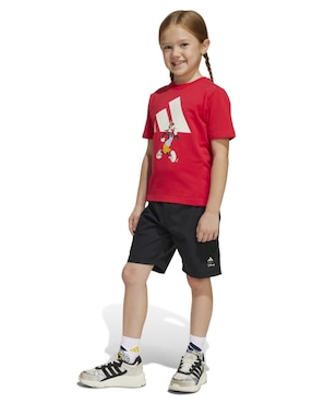 Conjunto deportivo Adidas disney de algodón para niña