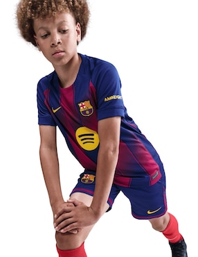 Playera deportiva para fútbol Nike Fútbol Club Barcelona de niño