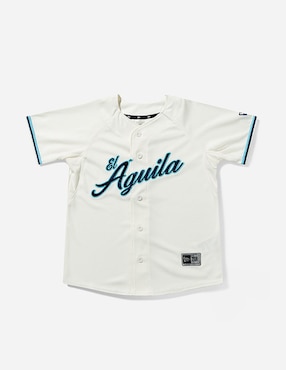 Jersey de El Águila de Veracruz local manga corta New Era para niño