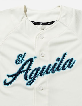 Jersey de El Águila de Veracruz local manga corta New Era para niño