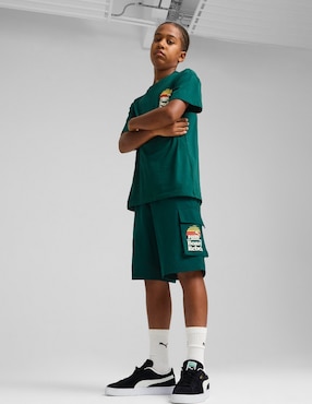 Short con bolsillos Puma para entrenamiento niño
