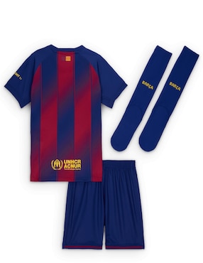 Conjunto deportivo FC Barcelona Local Nike para niño