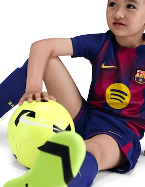 Conjunto deportivo FC Barcelona Local Nike para niño