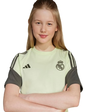 Playera para fútbol Adidas Real Madrid Club de Fútbol para niña