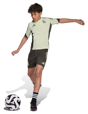 Jersey de Real Madrid Club de Fútbol local manga corta Adidas para niño