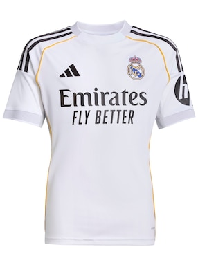 Jersey de Real Madrid Club de Fútbol local manga corta Adidas unisex