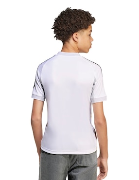 Jersey de Real Madrid Club de Fútbol local manga corta Adidas unisex