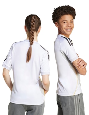 Jersey de Real Madrid Club de Fútbol local manga corta Adidas unisex