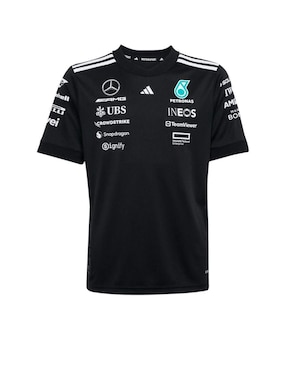 Playera deportiva para motorsport Adidas Mercedes AMG F1 infantil unisex