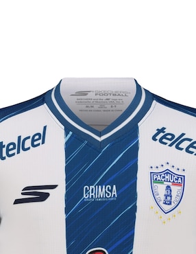 Jersey de Club de Fútbol Pachuca local manga corta Skechers para niño