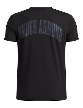 Playera deportiva para entrenamiento Under Armour UA COLLEGE CREST LOGO SS de niño
