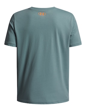 Playera deportiva para entrenamiento Under Armour Ua Overaly Wm Ss de niño