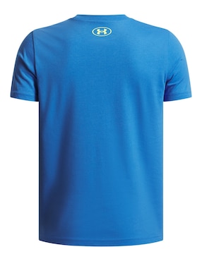Playera deportiva para entrenamiento Under Armour UA OVERLAY WM SS de niño