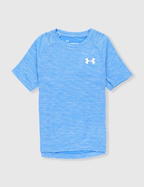 Playera deportiva para entrenamiento Under Armour Tech texturizado de niño