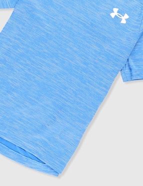 Playera deportiva para entrenamiento Under Armour Tech texturizado de niño