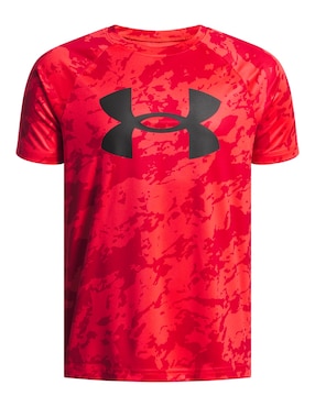 Playera deportiva para entrenamiento Under Armour UA Tech Printed de niño