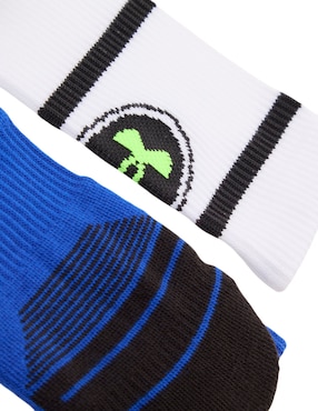 Set de calcetín comfort para entrenamiento Under Armour para niño 3 pares