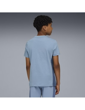 Playera deportiva para entrenamiento Puma Active sports Big graphic Tee B de niño