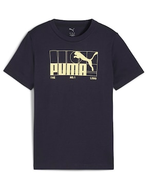 Playera deportiva para entrenamiento Puma Graphic no1 logo Tee B para niño
