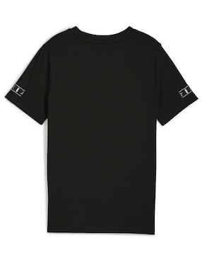 Playera deportiva para entrenamiento Puma Ess tape layout Tee B para niño