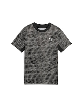 Playera deportiva para entrenamiento Puma Tad ess aop poly Tee B de niño