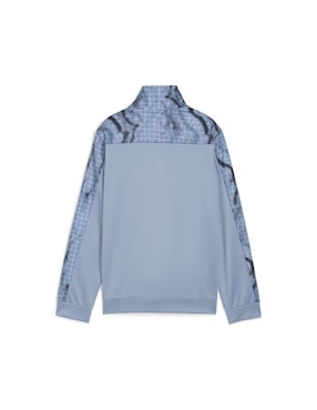 Sudadera Puma Tad Ess Aop Poly Halfzip B con capucha para niño