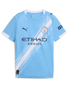Jersey de Manchester City local manga corta Puma para niño