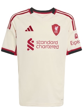 Jersey de Liverpool Football Club visitante manga corta Adidas para niño