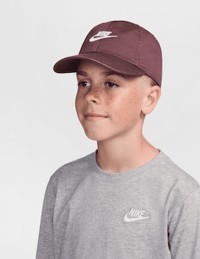 Gorra visera curva hebilla para entrenamiento Nike infantil
