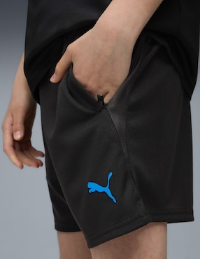Short con bolsillos Puma Individualcup Training Shorts Jr para entrenamiento niño