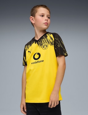 Jersey de Borussia Dortmund local manga corta Puma para niño
