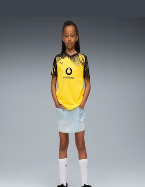 Jersey de Borussia Dortmund local manga corta Puma para niño