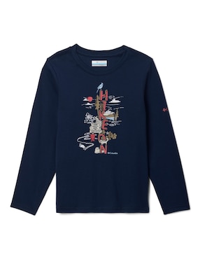 Playera deportiva casual Columbia de niño
