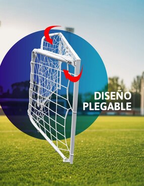 Portería para fútbol con red Enersport infantil
