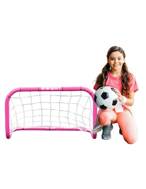 Portería para fútbol con red Enersport infantil