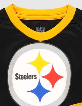 Playera deportiva para fútbol americano Nfl Pittsburgh Steelers de niño