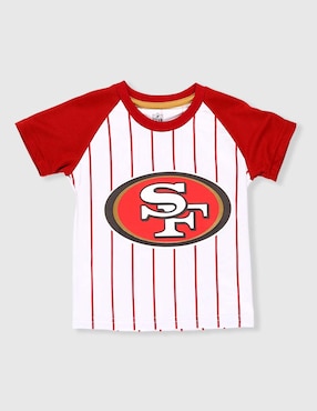 Playera deportiva para fútbol americano Nfl San Francisco 49ers de niño