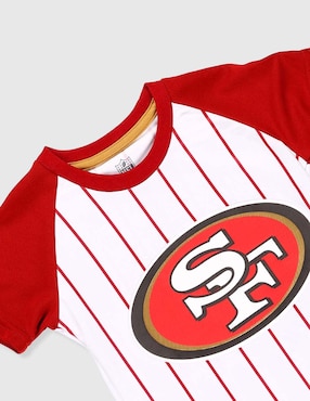 Playera deportiva para fútbol americano Nfl San Francisco 49ers de niño