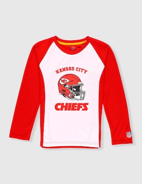 Playera deportiva para fútbol americano Nfl Kansas City Chiefs de niño