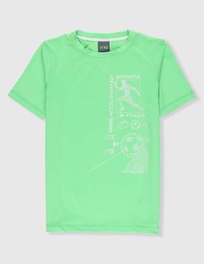 Playera deportiva para entrenamiento X10 de niño