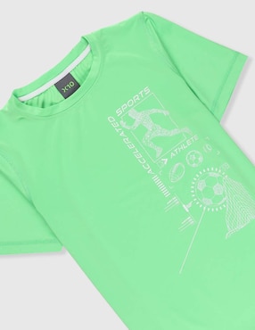 Playera deportiva para entrenamiento X10 de niño