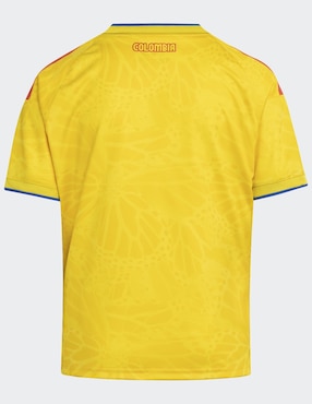 Jersey de Selección de fútbol de Colombia local manga corta Mundial Adidas para niño