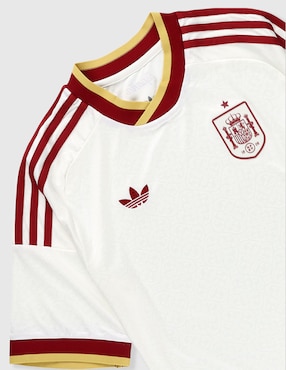 Jersey de Selección de Fútbol de España visitante manga corta Mundial Adidas game para niño