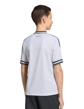 Jersey de Selección de fútbol de Italia visitante fan manga corta Mundial Adidas fan para niño