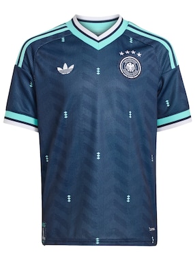 Jersey de elección de fútbol de Alemania visitante manga corta Mundial Adidas fan para niño