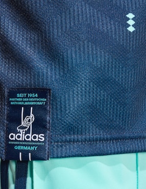 Jersey de elección de fútbol de Alemania visitante manga corta Mundial Adidas fan para niño