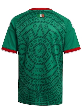 Jersey de Selección Nacional de México local manga corta Mundial Adidas para niño