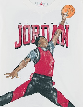 Playera deportiva para básquetbol Jordan para niño